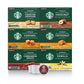 Starbucks K-Cup Coffee Pods Variety Pack - 100% Arabica - 60 Pods - Flavored Coffee for Keurig Brewers