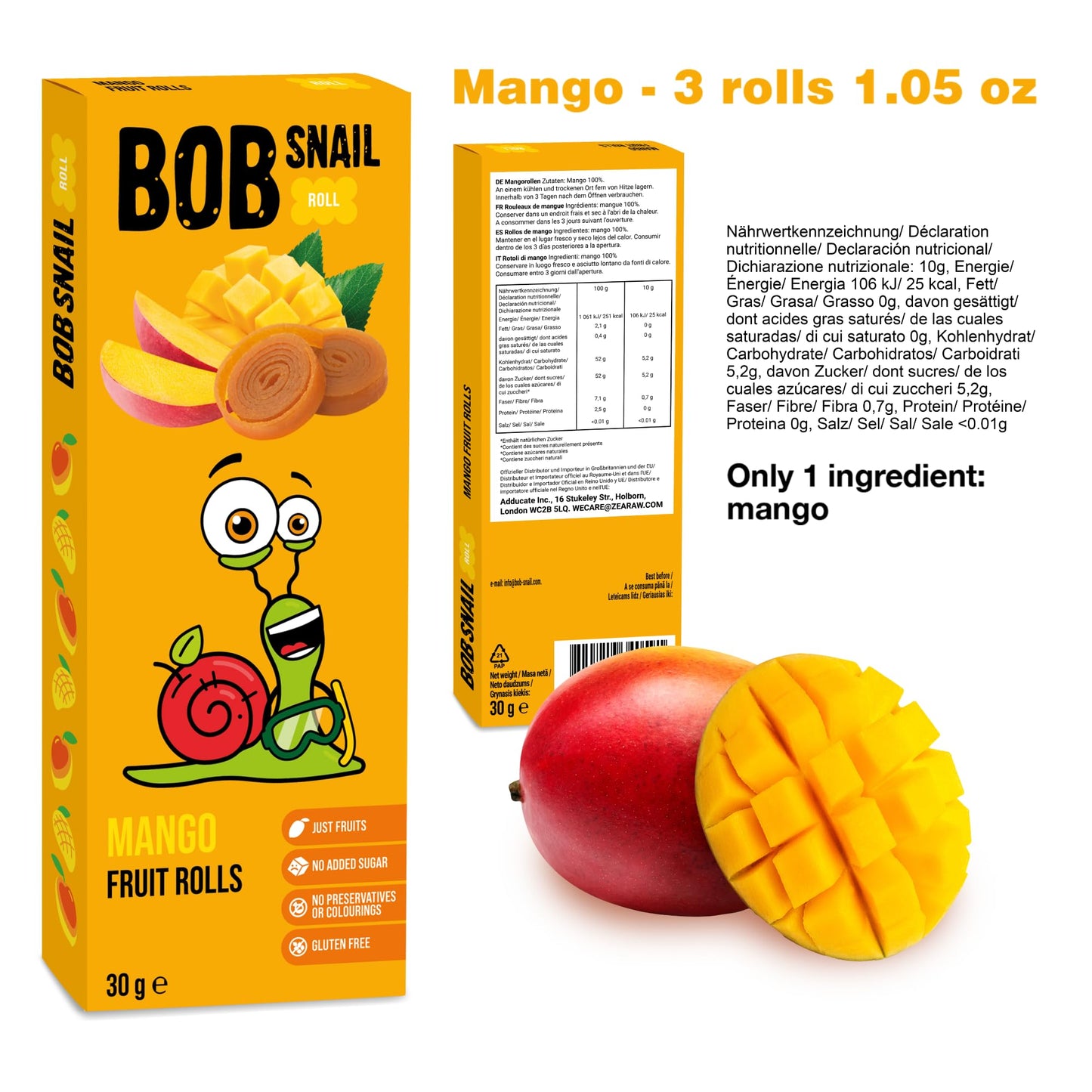 Snacks Variety Pack for Kids Adults - 60 Bulk Healthy Fruit Roll Up Individual Packs of 3 for Kids Adults with Natural Strawberr