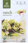 Simply Organic Dressing Mix Ranch 1 Oz