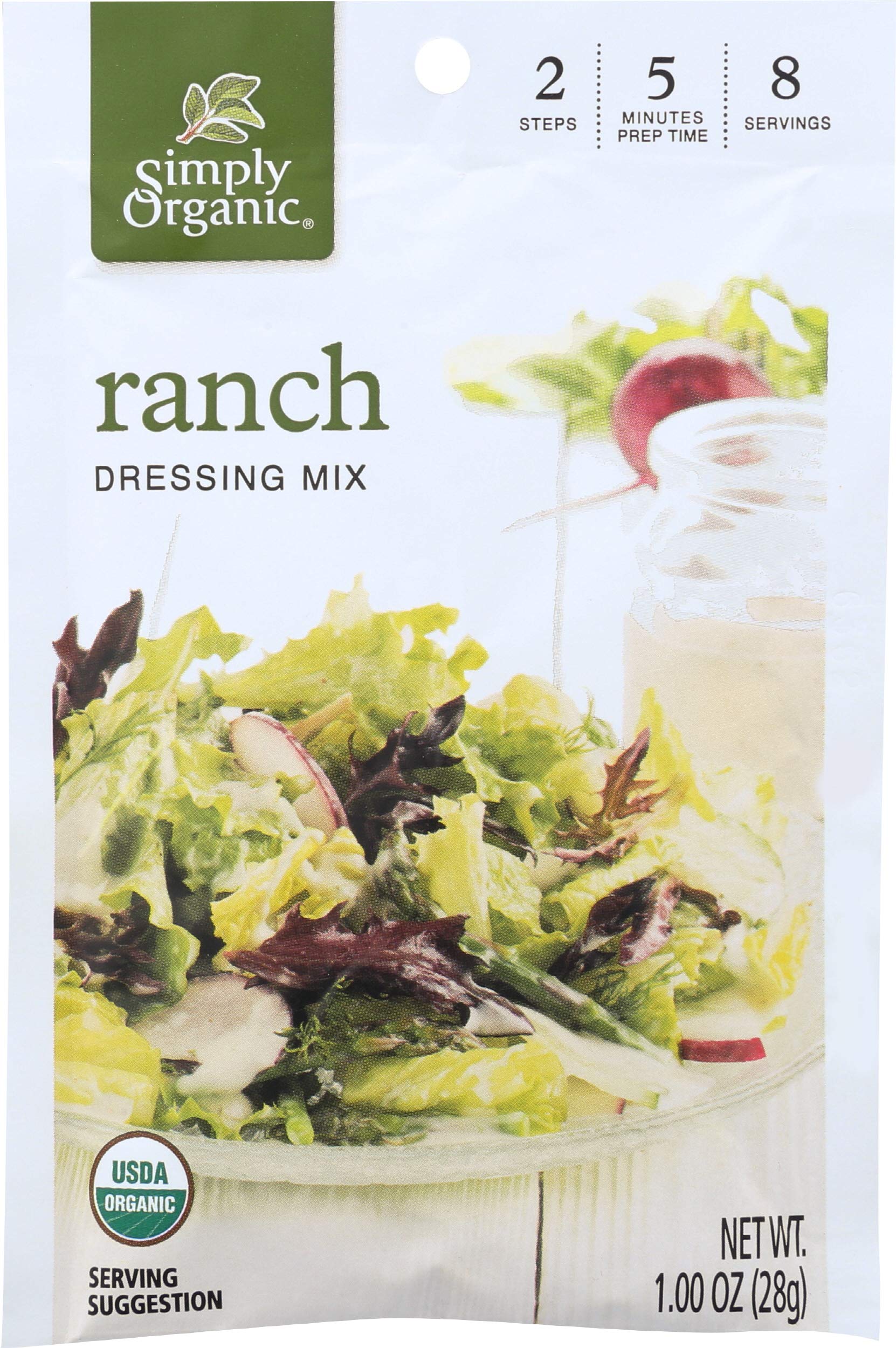 Simply Organic Dressing Mix Ranch 1 Oz