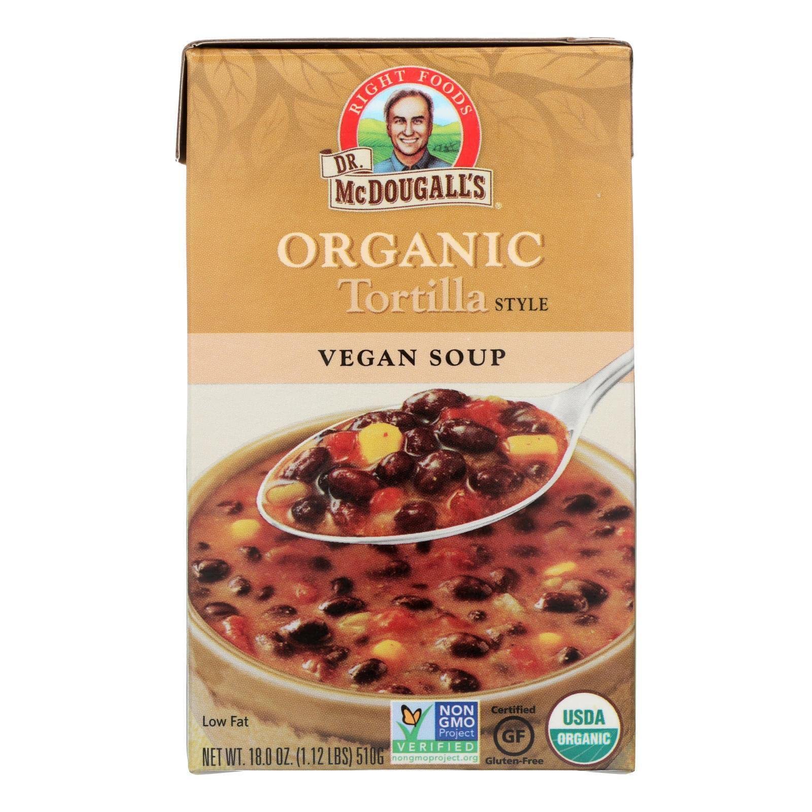 Dr. Mcdougall'S Tortilla Soup, Organic, 18 Oz