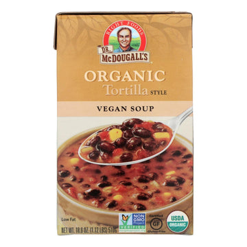 Dr. Mcdougall'S Tortilla Soup, Organic, 18 Oz