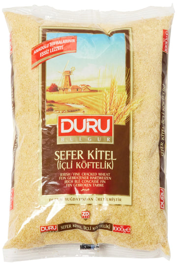 Duru Jerish (Fine Cracked Wheat), 35.2oz (1000g), Wheat Berries, 100% Natural and Certificated, High Fiber and Protein, Non-GMO,