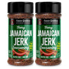 Sauce Goddess Fiery Jamaican Jerk Spice Shaker (2-Pack) - Seasonings and Spices for Cooking with Caribbean Flavors! For Chicken,