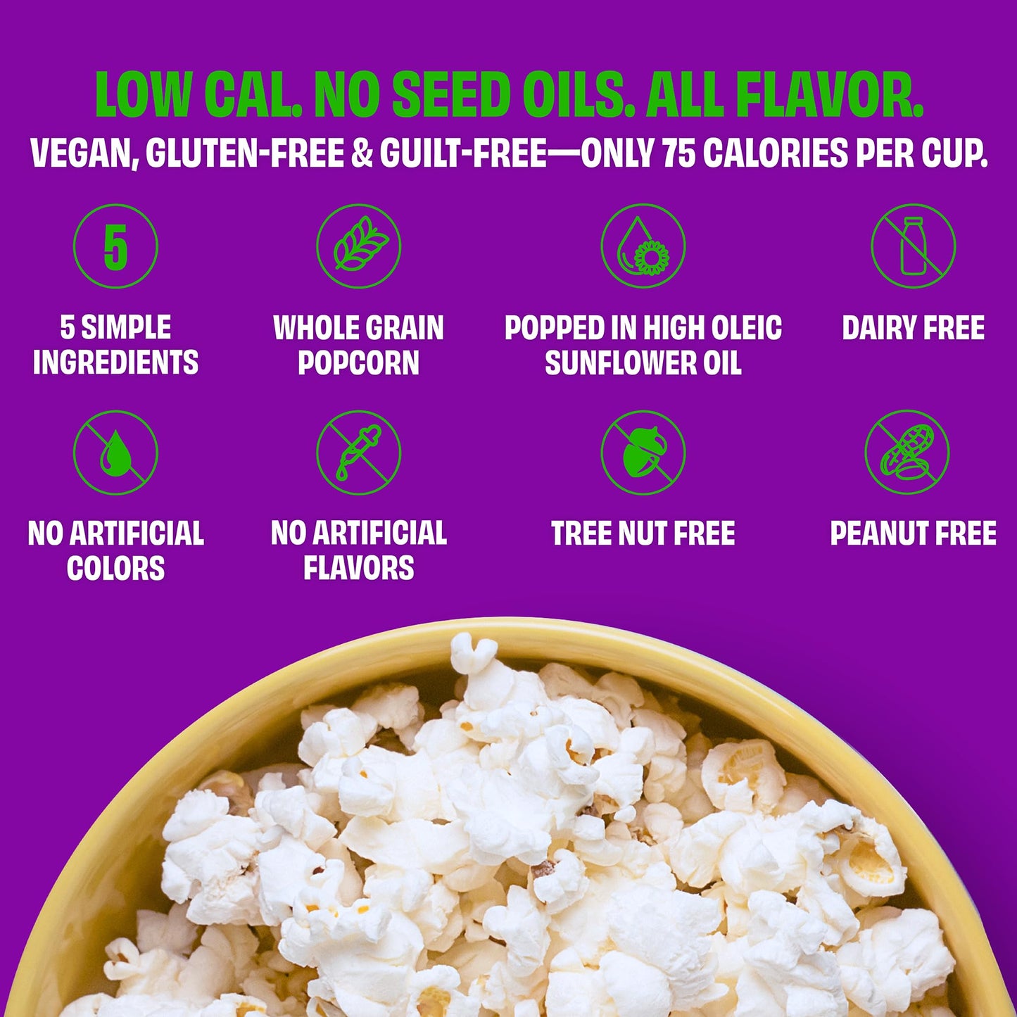 Poptime Popcorn Snack Bags - Sweet & Spicy Jalapeno & Himalayan Pink Salt Kettle Corn Popcorn Bags, Healthy Snack With Avocado O