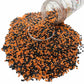 Se Si&Moos Black And Orange Sprinkles Orange And Black Nonpareils Edible Pearls For Cake Decorating Small Pearl Sprinkles Hallow