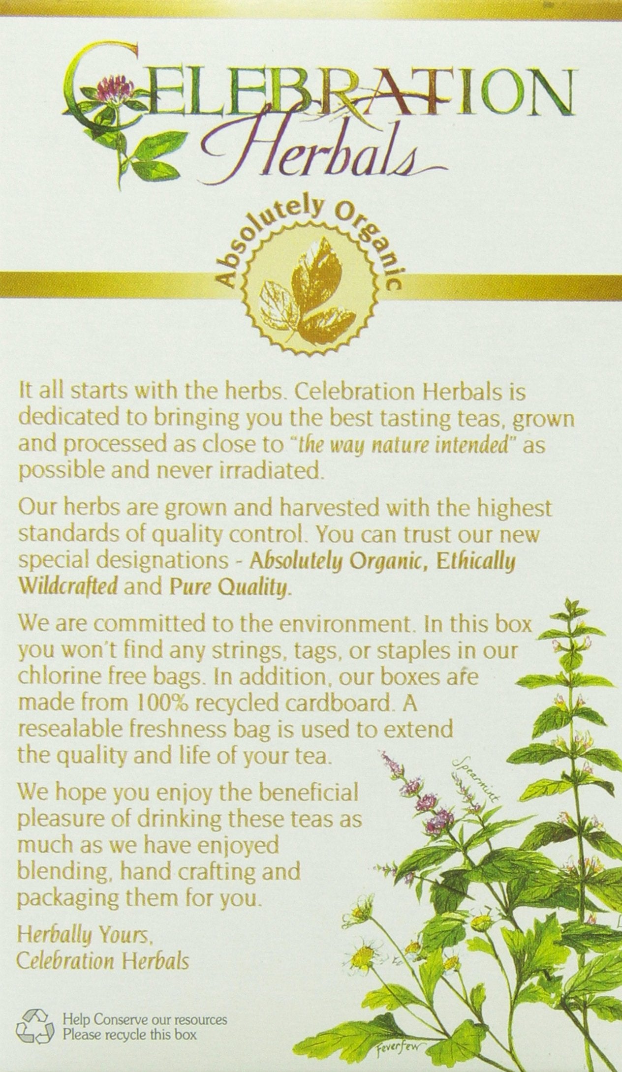 Celebration Herbals Ginger Root Tea Organic 24 Bag, 0.02 Pound