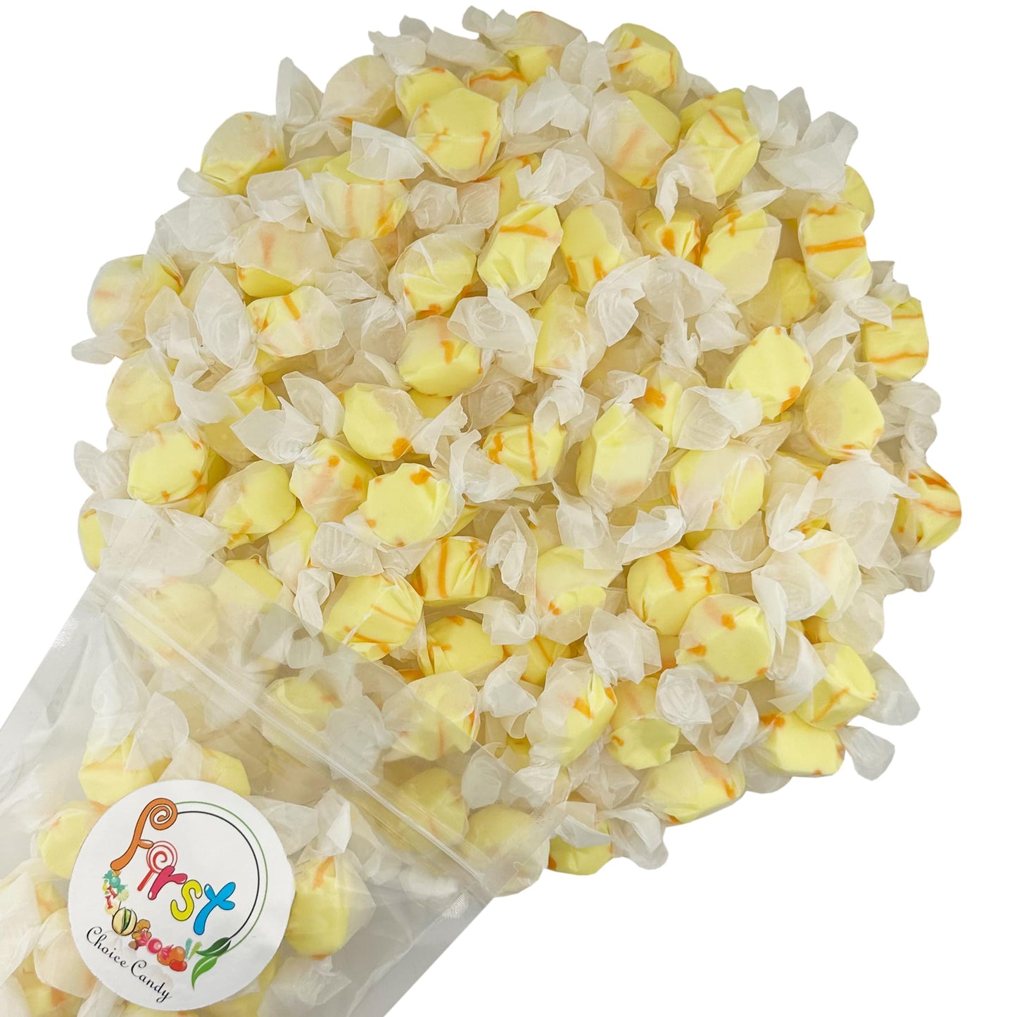All Flavor Gourmet Salt Water Taffy (Buttered Popcorn, 1 Pound)