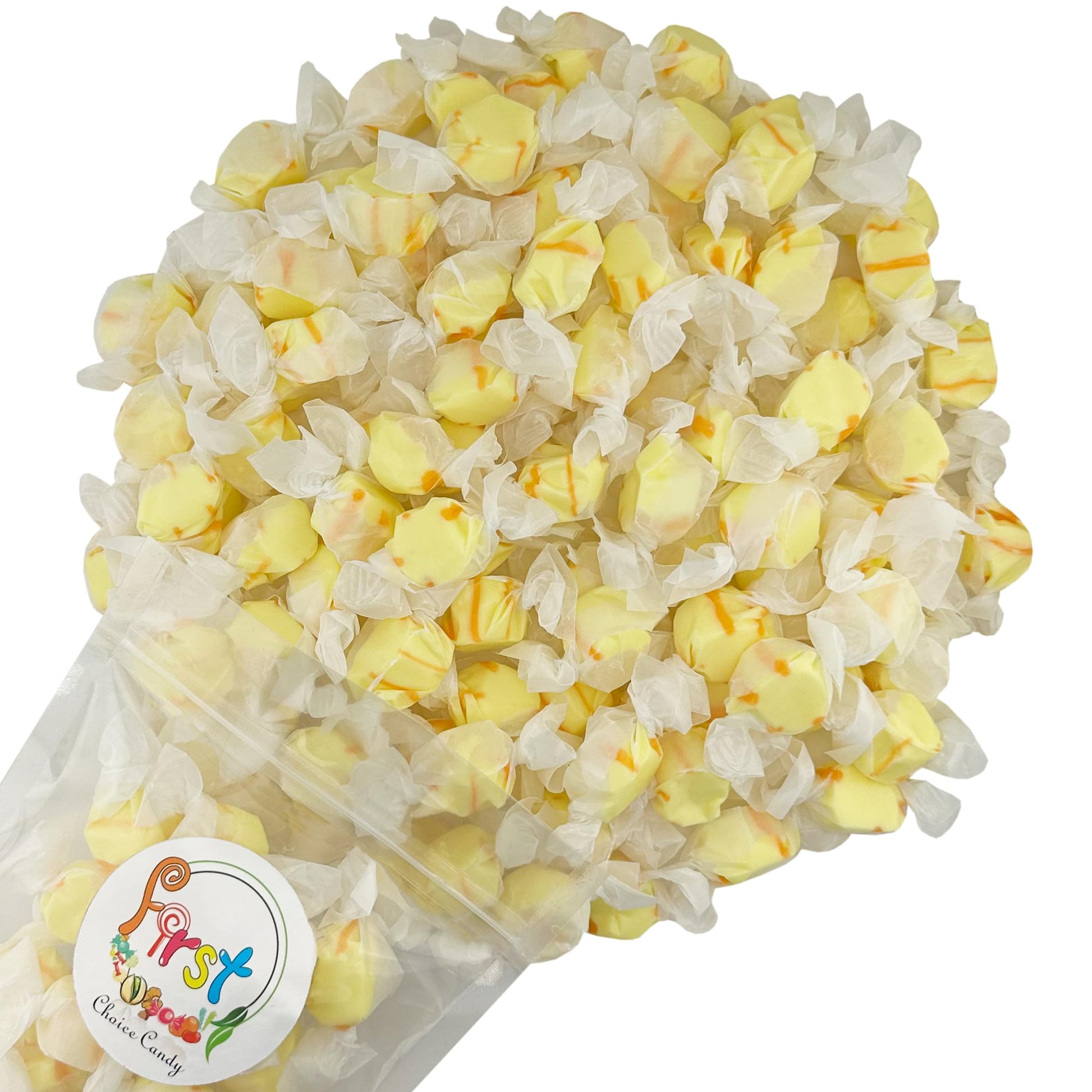 All Flavor Gourmet Salt Water Taffy (Buttered Popcorn, 1 Pound)