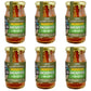 Season Anchovies In Olive Oil - Flat Anchovy Fillets, Wild Caught Fish, Keto Snacks, Canned Anchovies, Rich In B Vitamins, Low In Mercury, Kosher, Non-Gmo, 600Mg Of Omega-3-4.2 Oz Glass Jar, 6-Pack
