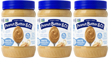 Peanut Butter & Co. White Chocolatey Wonderful Peanut Butter, Non-Gmo Project Verified, Gluten Free, Vegan, 16 Ounce (Pack Of 3)