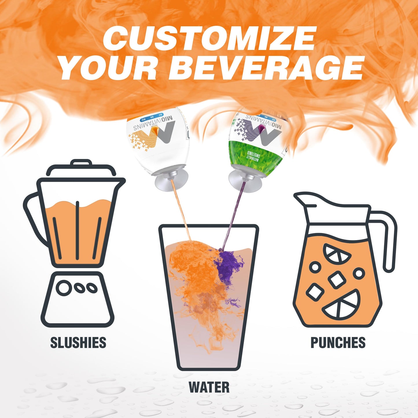 mio Orange Tangerine Flavored with Other Natural Flavor Liquid Water Enhancer, 3.24 fl oz Bottle