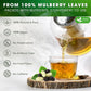 Freshdrinkus, Permium 8Oz Mulberry Leaves, 100% Natural & Pure From Mulberry Leaves, Loose Leaf Herbal Tea, No Additives, No Caffeine, Vegan