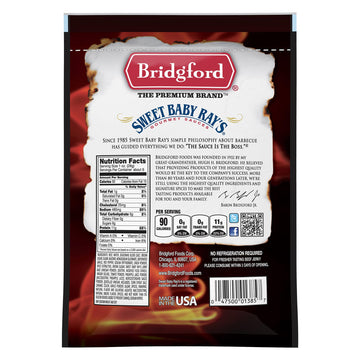 Bridgford Sweet Baby Rays Beef Jerky Original 6.2 Oz Pack Of 3 - Healthy High Protein Beef Jerky For Your Dietary Preferences -