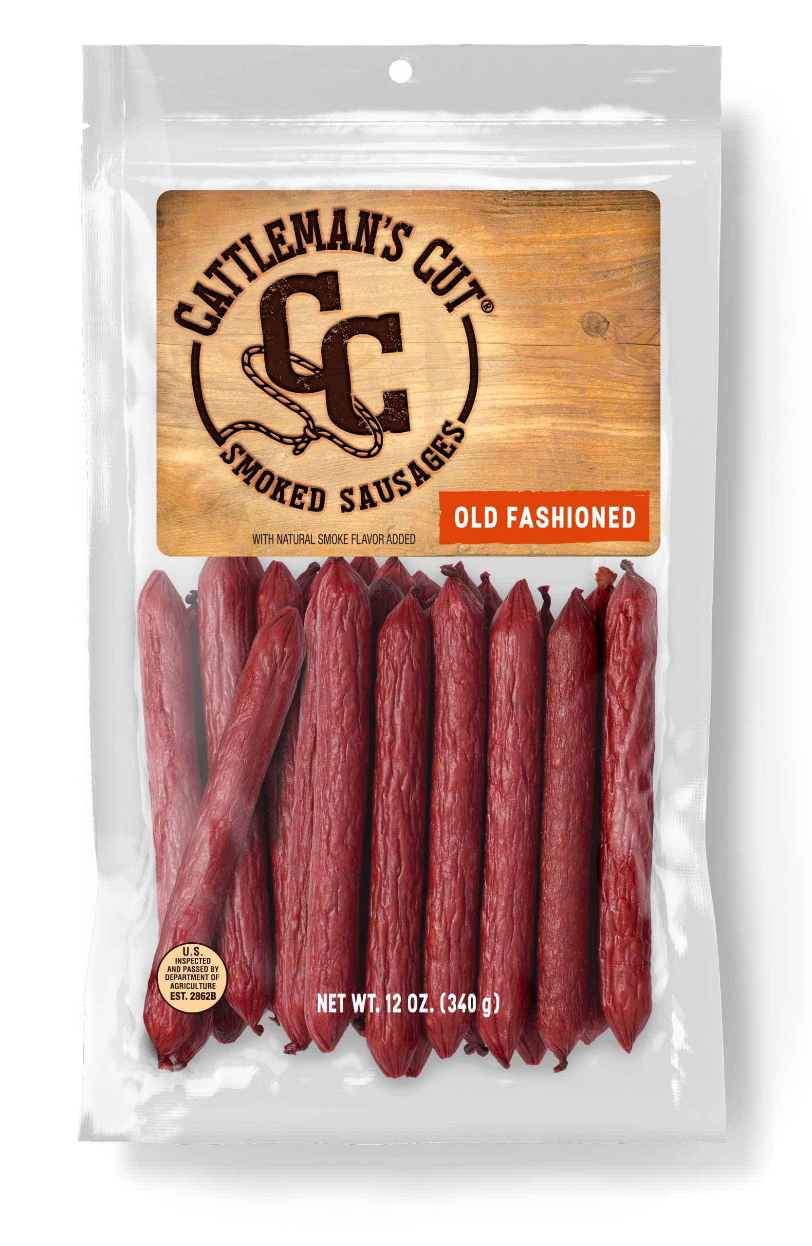 Cattlemans Cut Smoked Sausages, 12 Ounce, Model 53400, Pack of 1