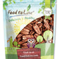 Food to Live - Pecan Halves, 12 Ounces Raw Pecan Nuts, Large Size, Unsalted, Unsweetened, Vegan, Kosher, Shelled, Bulk. Good sou