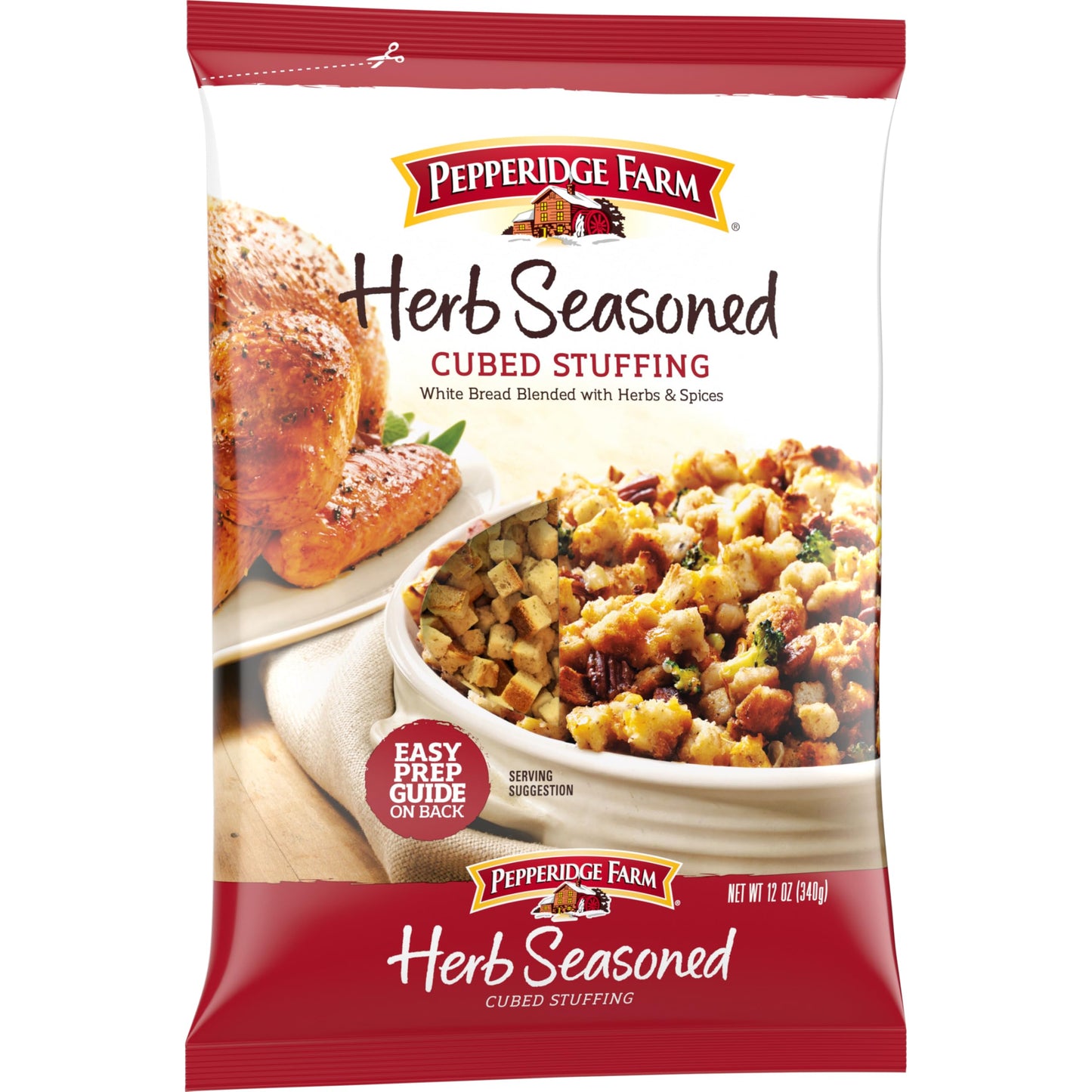 Pepperidge Farm Herb Seasoned Cubed Stuffing, 12 oz. Bag