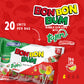 Colombina Bon Bon Bum Tropical Passion Fruit & Watermelon with Tajin Seasoning Chile Lime Dip  20 Count (Pack of 1)