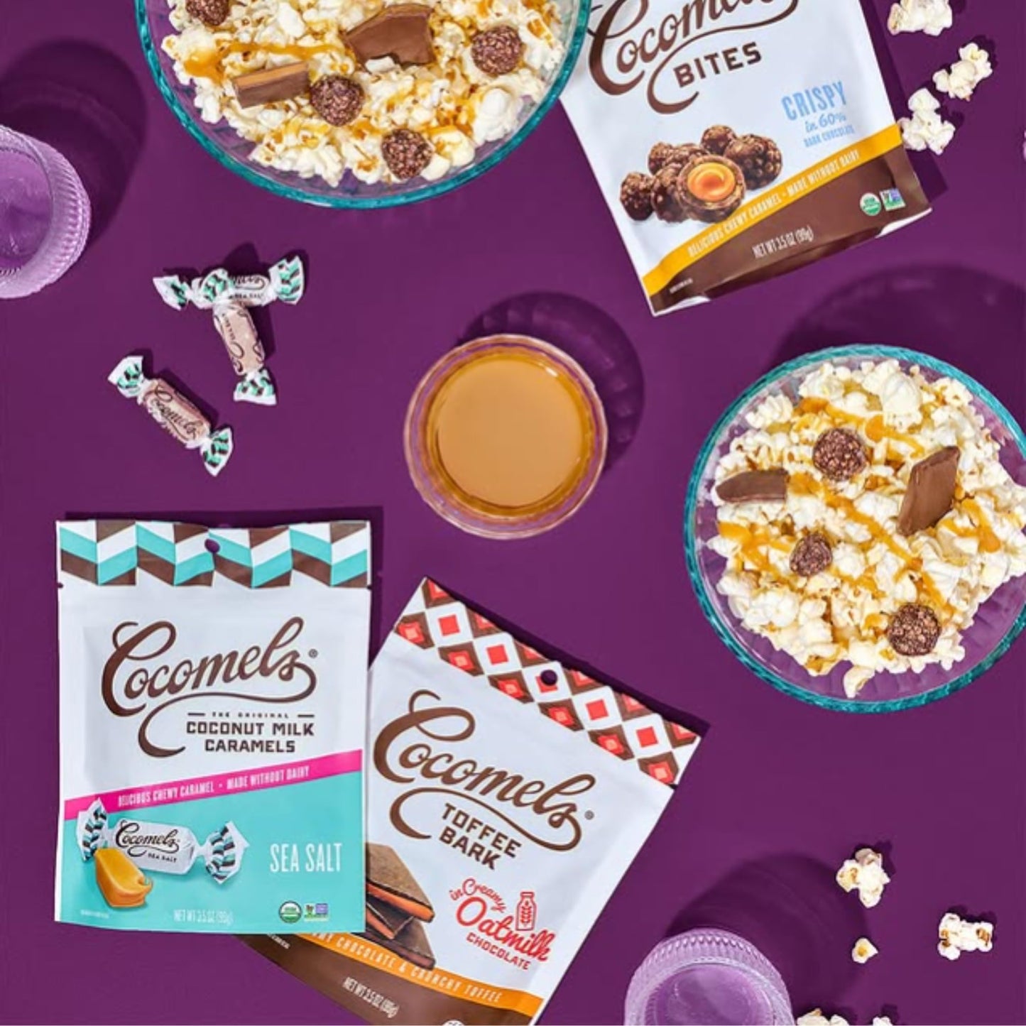 Cocomels Original Coconut Milk Caramels, 3.5 oz, 6 Pack, Dairy Free, Vegan, Organic