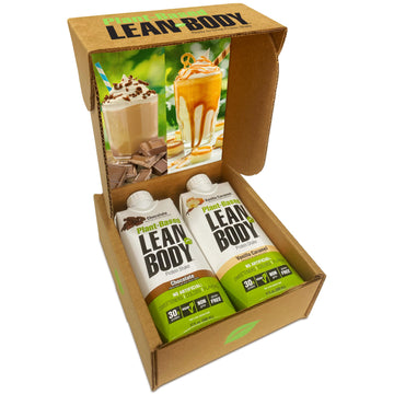 Lean Body Ready-to-Drink, Plant-Based Vegan Taster Pack, 30g Protein, No Artificial Flavors, Sweeteners or Colors, Non GMO, Glut