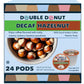 Double Donut Coffee Hazelnut Decaf Coffee Pods Medium Roast, 24 Count, for Keurig K Cup Machines