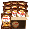 Osem Bamba Peanut Butter Puffs with Creamy Hazelnut Filling - Kosher Crunchy PB Snack with Chocolate Center, Oven Baked Treat wi