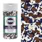 Mystic Sprinkles The Big Football Game Jimmy Mix 3oz Bottle (Navy Blue & White Sprinkle Mix 3oz)