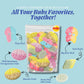 Bubs Swedish Candy Mix - Authentic Sweet and Sour Swedish Gummies - 1 Pound of Godis From Sweden - Big Ovals, Dizzy Skulls, Tutt