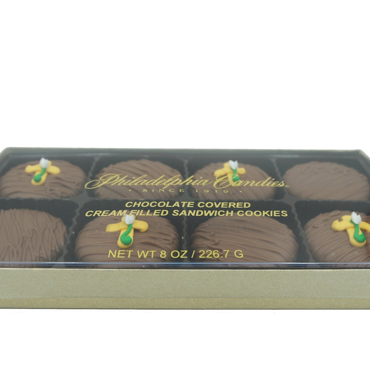 Philadelphia Candies Milk Chocolate Covered OREO Cookies, Easter Cross Design, 8 oz, Gift Pack