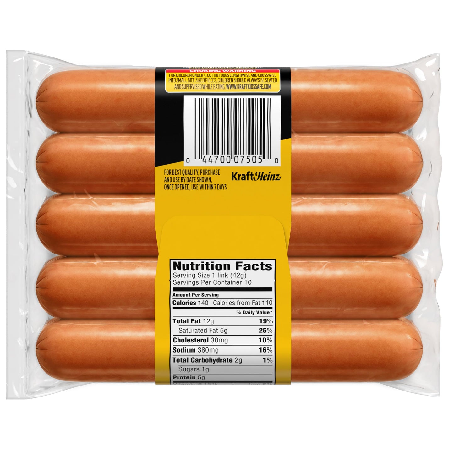 Oscar Mayer Classic Beef Franks Hot Dogs, 10 Count Pack
