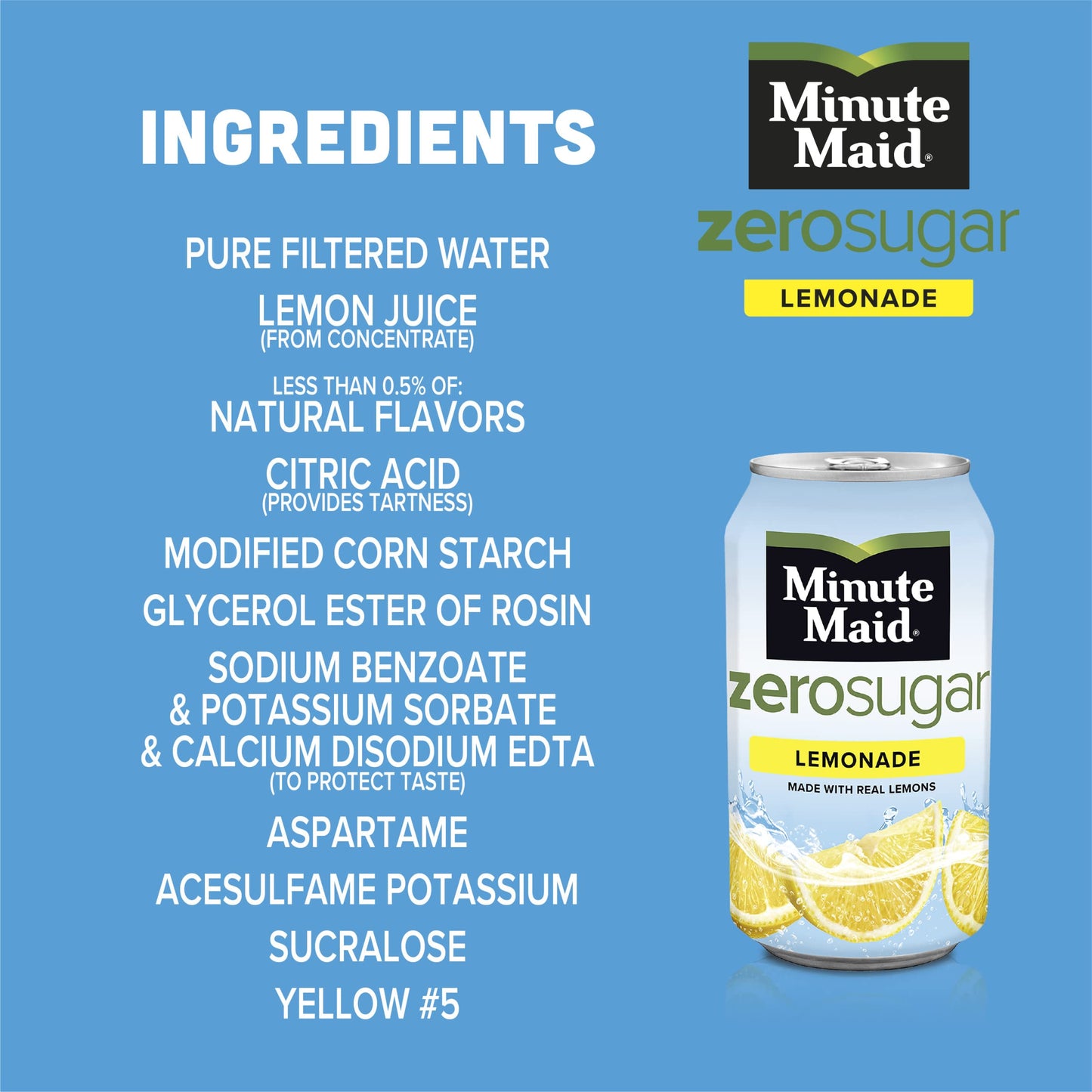Minute Maid Light Lemonade Fruit Drink, 12 Fl Oz (Pack Of 12)