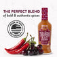Tabanero Black Cherry Hot Sauce, All Natural, Gluten Free, Vegan, Kosher, 5 oz Bottle