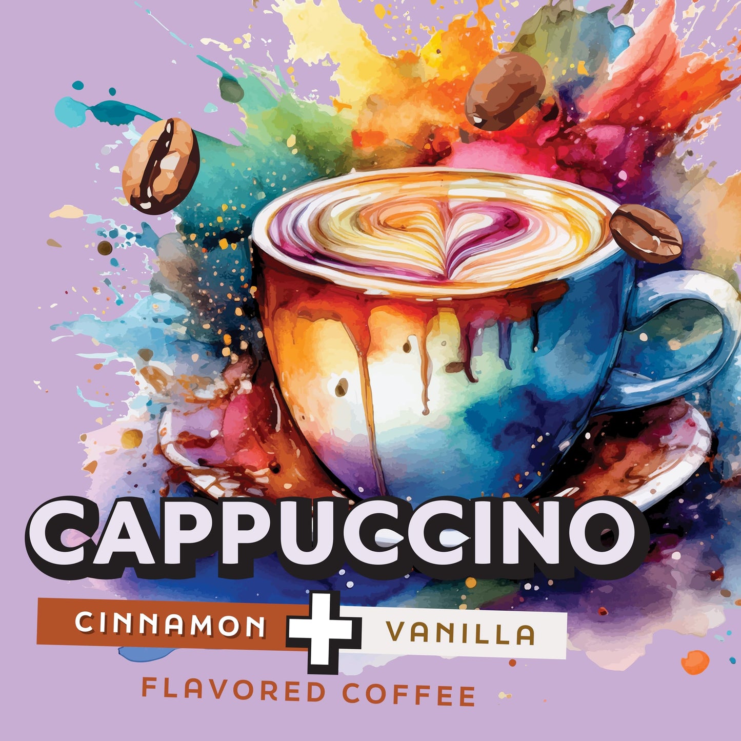 Java Factory Coffee Pods Vanilla Cream And Cinnamon Flavored Coffee For Keurig K Cup Malt-Inspired, Cappuccino, 80 Count