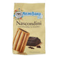 Mulino Bianco Nascondini 330g - Authentic Italian Biscuits with Hidden Chocolate Cream Filling - Perfect Snack or Coffee Compani