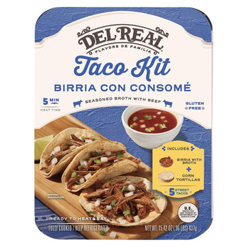 Del Real Foods Birria Taco Kit, 15.42 OZ