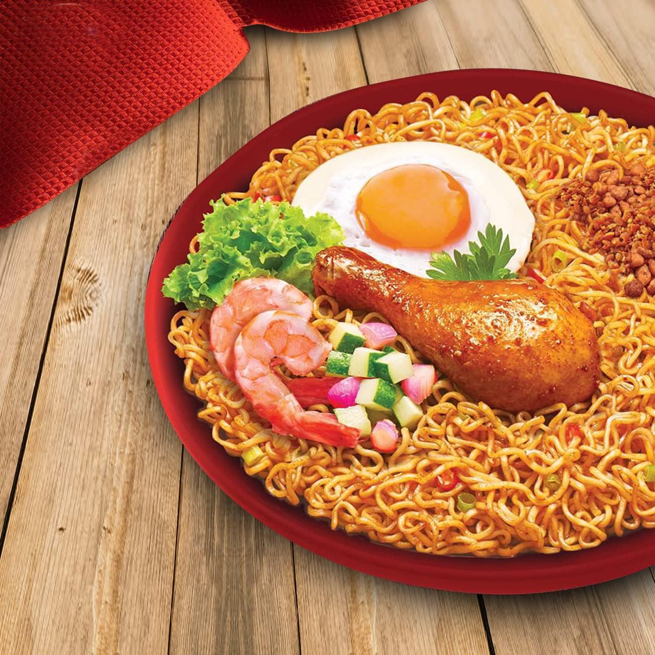 Mi Sedaap - Authentic Indonesian Instant Noodles, Halal Certified, Perfect For Quick And Flavorful Meals | 3 Oz (Pack Of 5, Mie