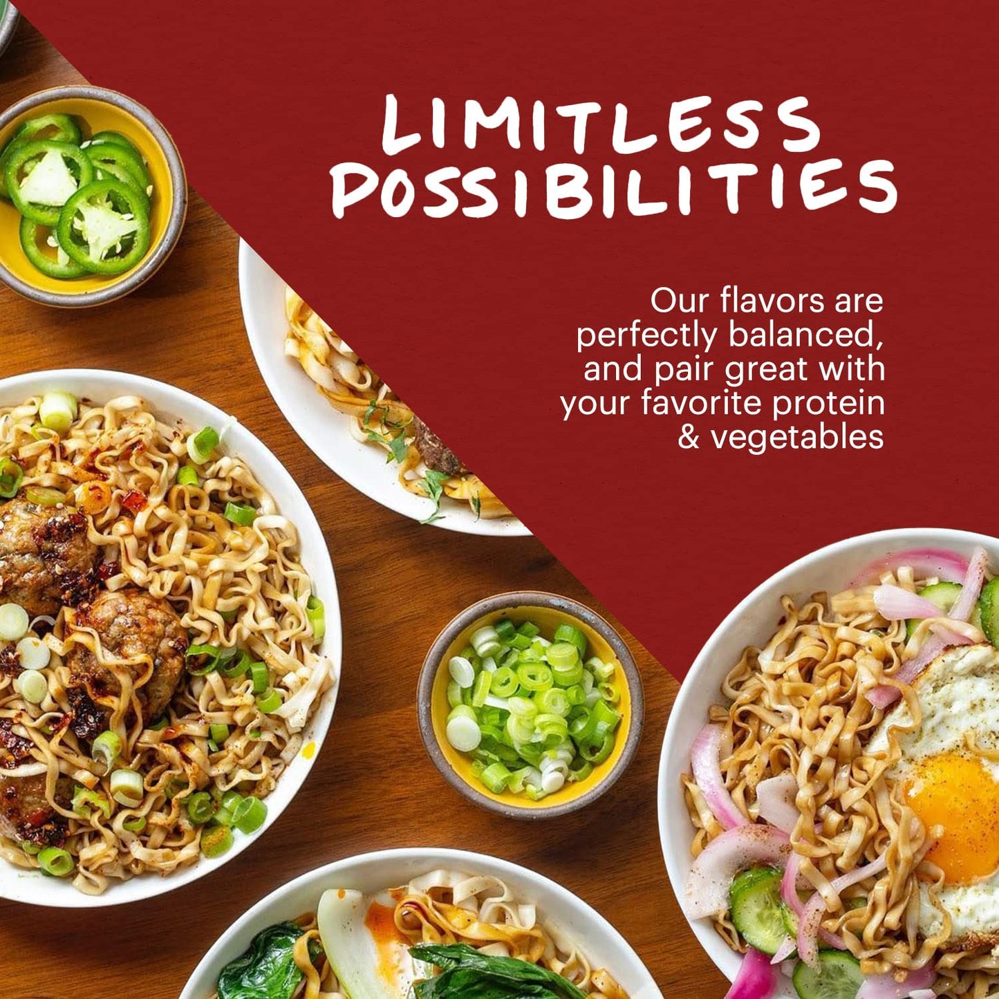 Momofuku Tingly Chili Ramen Noodles by David Chang, 5 Count (Pack of 1) Air-Dried Vegan Instant Noodles with Sauce