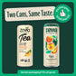 Zevia Zero Sugar Tea, Black Tea with Peach, 12 oz Cans (12-Pack) - Naturally Sweetened, Zero Calorie Sugar Free - Non-GMO Projec