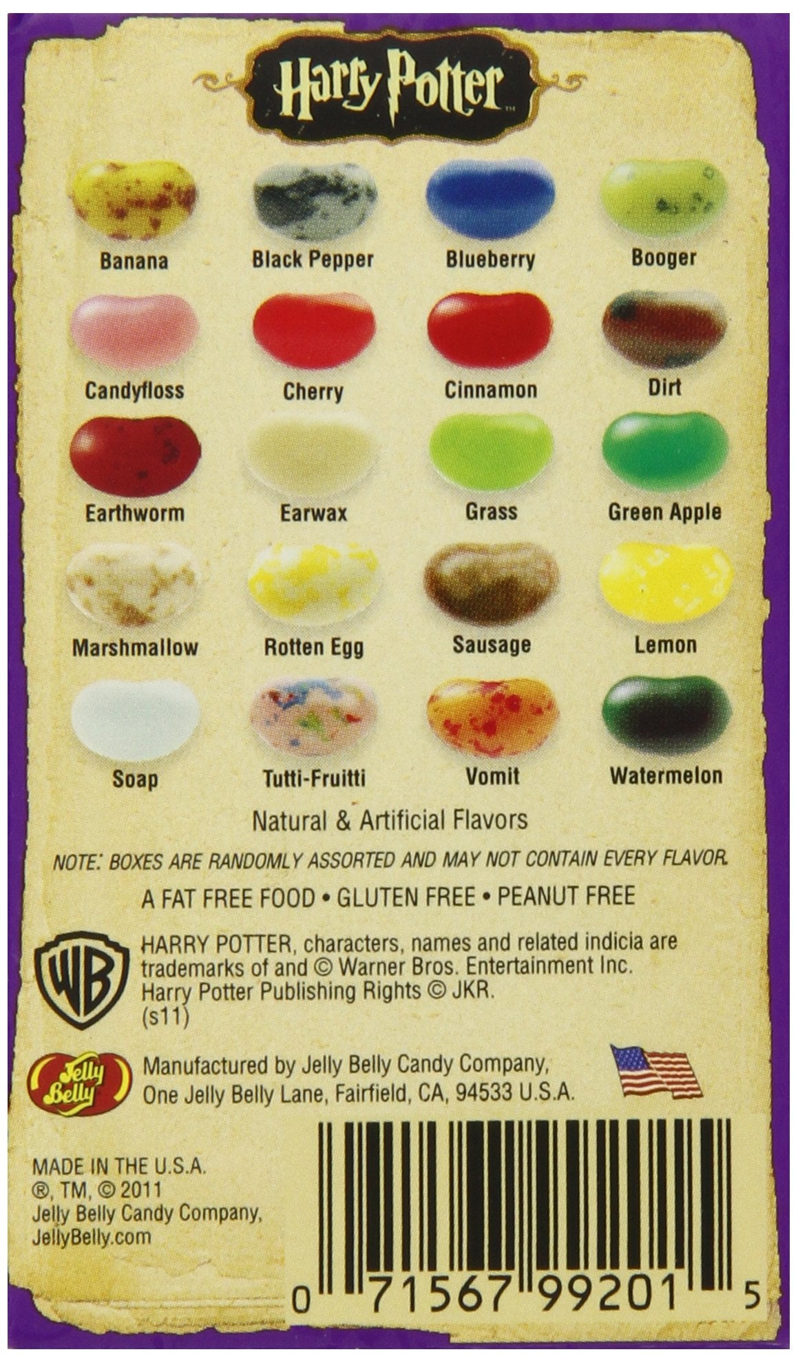 Jelly Belly Harry Potter Bertie Bott'S Every Flavour Beans, 1.2Oz. (3 Pack)