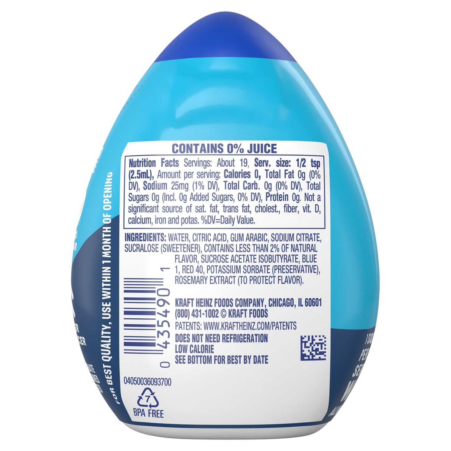Mio Water Enhancer Blueberry Lemonade, 1.62 Fl Oz (Pack Of 4)