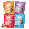 Harken Sweets Lil Ones Variety Pack, Mini Oat Milk Chocolate Candy Bars, Sweetened with Dates, No Sugar Added, High Fiber Snack,