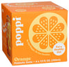 Poppi Prebiotic Soda 4 Pack - 12 Fl Oz, Orange Flavor, Model 0810063710033