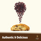 GUSTA Soft Biscotti Cookies - Cranberry - All Natural - 8.82oz - Made in Tuscany, Italy - Small Size - Red
