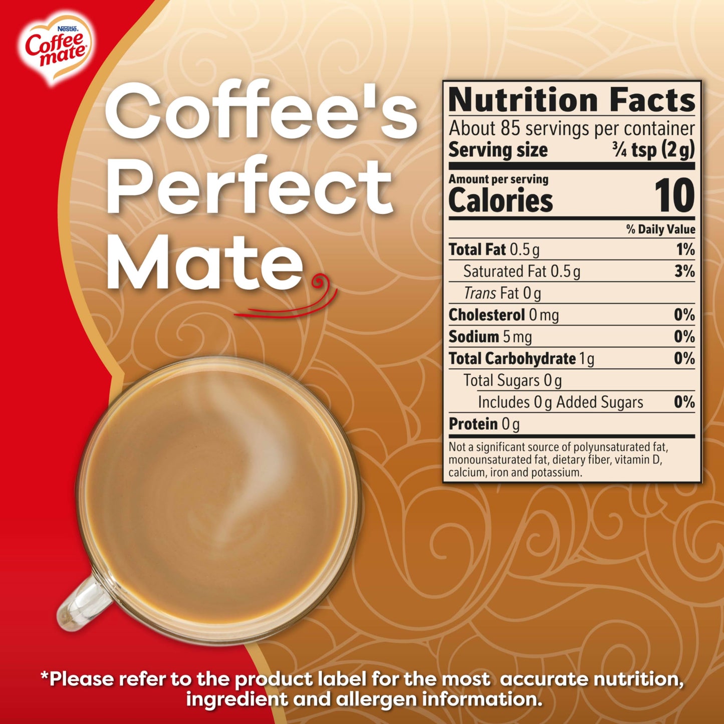 Coffee Mate The Original Powder Coffee Creamer 6 Oz. Canister (Pack Of 6)