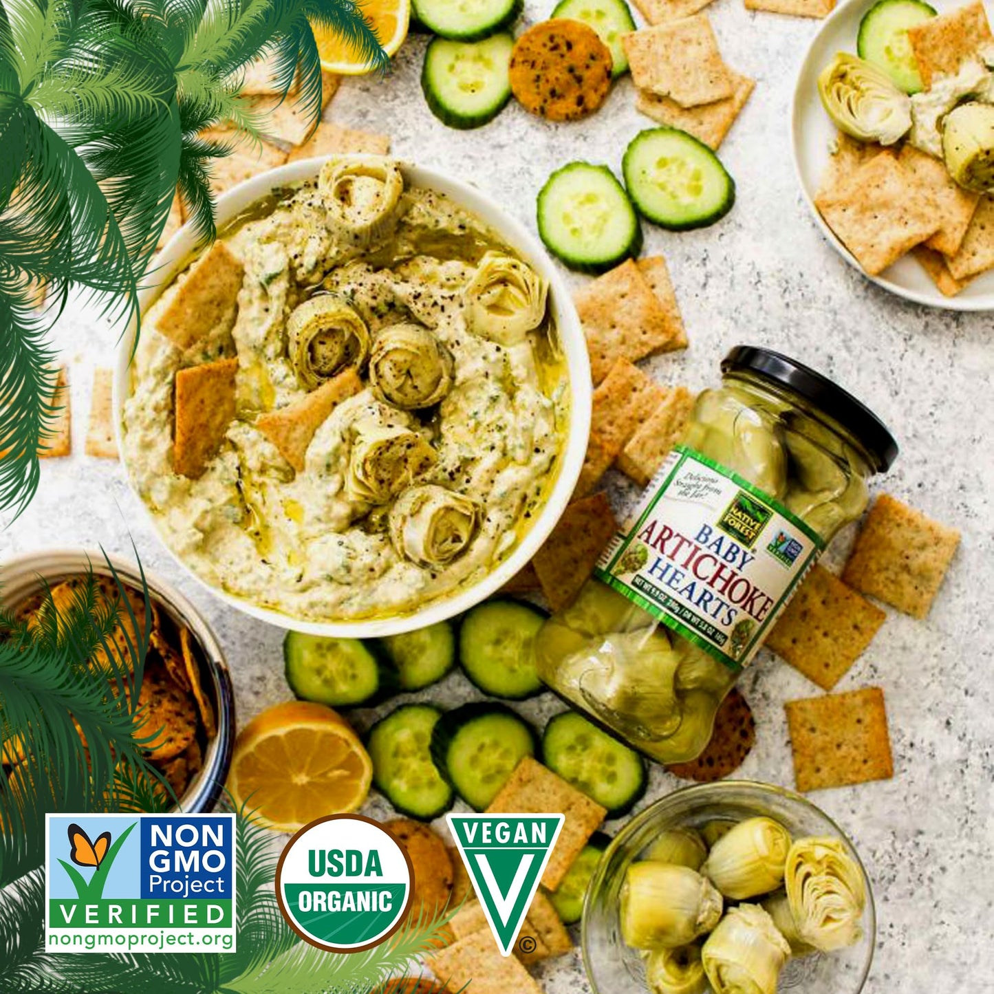 Native Forest Baby Artichoke Hearts, 9.9 Ounce jar (Pack of 1)