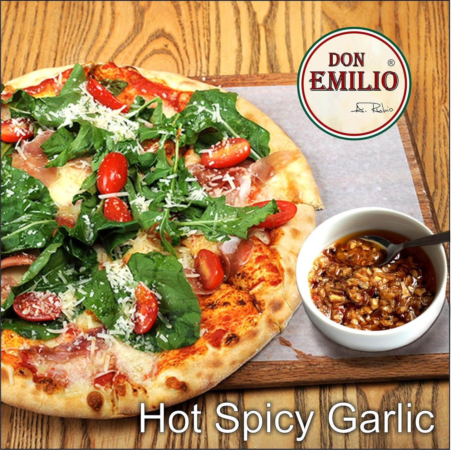Don Emilio Ajo Y Semillas Artisanal Salsa Macha Authentic Mexican Spicy Chili Oil Oil Glass Jar 9 Oz