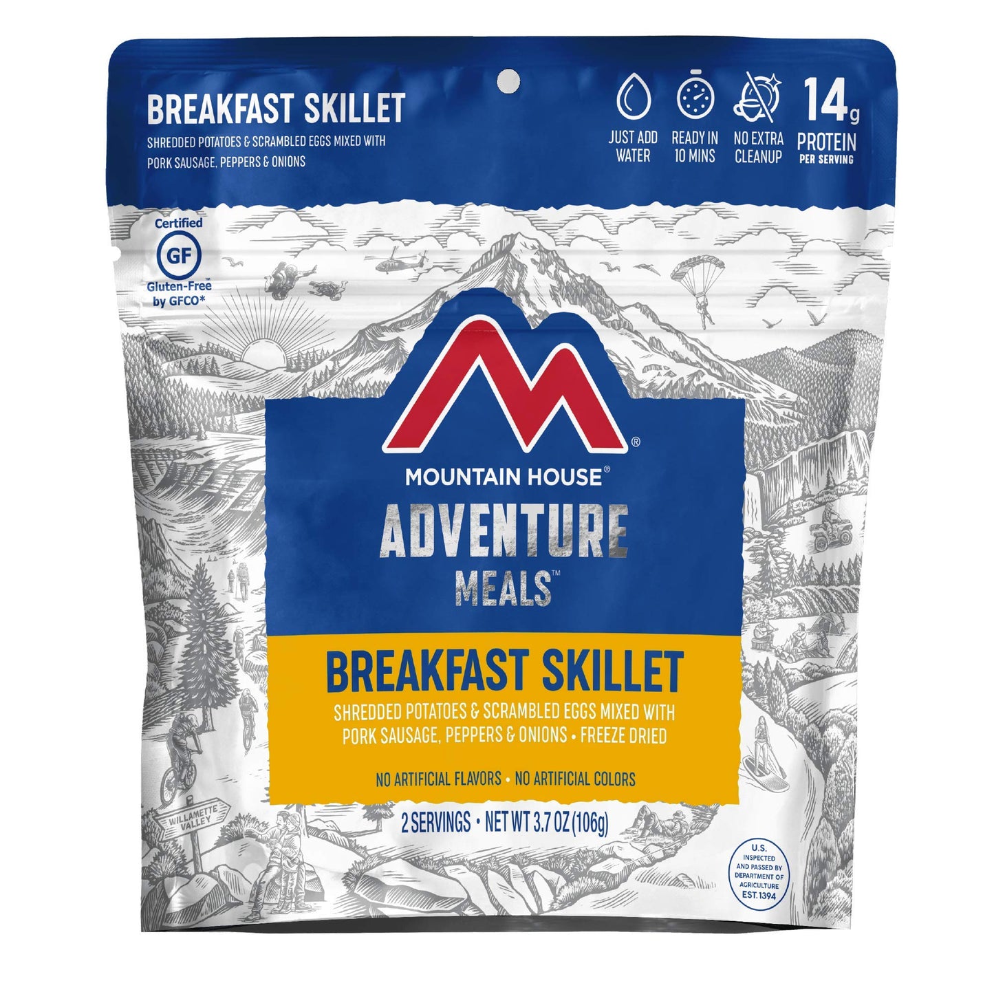 Mountain House Breakfast Sreduceet | Freeze Dried Backpacking & Camping Food | 6-Pack | Gluten-Free
