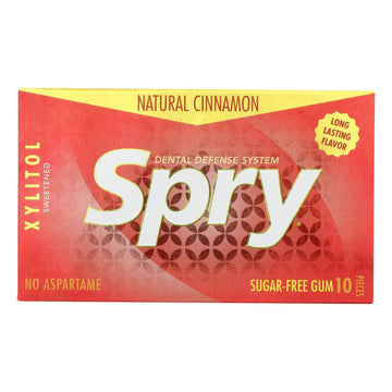 Spry Gum Cinnamon 10Pk