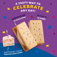 Annies Organic B-Day Cake Graham Sandwich Cookies, Birthday Cake Flavored Creme, 12 Cookies, 8 oz