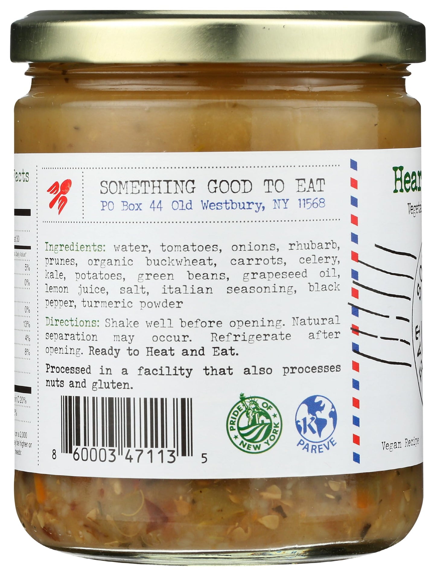 Something Good To Eat Hearty Tuscan Vegetable & Buckwheat Soup, 16 Oz